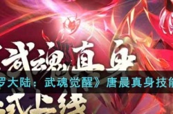 斗罗大陆武魂觉醒唐晨真身技能介绍 斗罗大陆武魂觉醒唐晨真身是什么